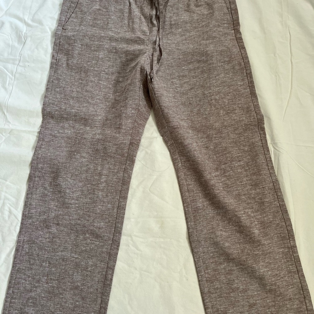 Ann Taylor Taupe Textured Pants